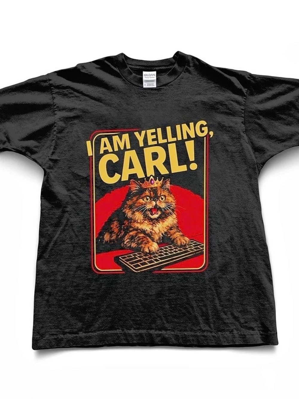 Gildan I Am Yelling Carl Dungeon Crawler Carl T-Shirt Black